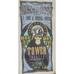 Vintage 1996 Rusted Root Conert Poster